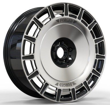 Кованые диски Ju-Tuning HJ0480 зеркальная полировка R21 5x120 на Range Rover, Defender