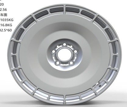 Кованые диски Ju-Tuning HJ0421 зеркальная полировка R20–R22 5x120