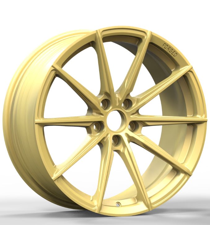 Кованые диски Ju-Tuning HJ0558 матовый шампань-золото R20 5x120