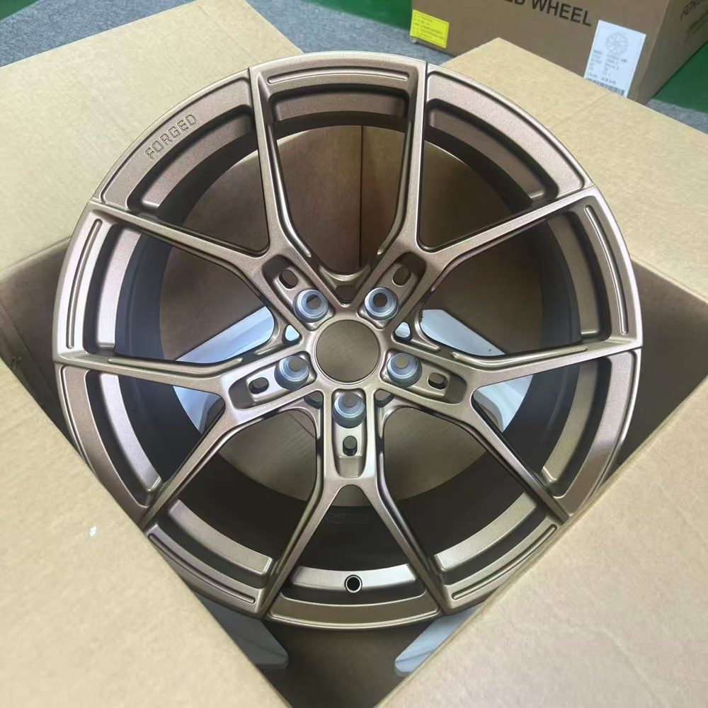 Кованые диски Ju-Tuning HJ0560 матовая бронза R19–R20 5x112 / 5x114.3