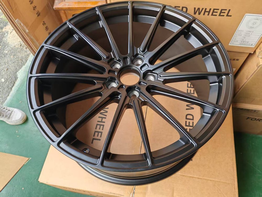 Кованые диски Ju-Tuning CP6134 чёрный мат R19 5x112