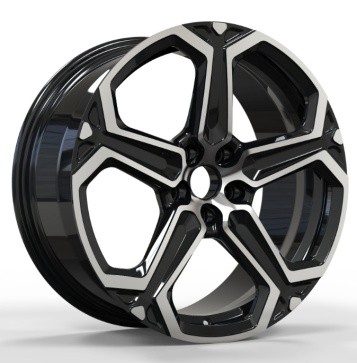 Кованые диски Ju-Tuning HJ0477 чёрный глянец R19–R20 5x114.3 на AITO, Li Auto, Xiaomi, Zeekr