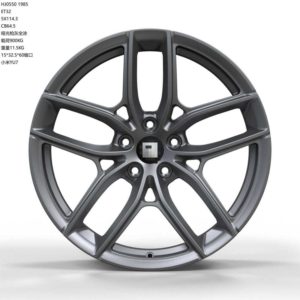 Кованые диски Ju-Tuning HJ0551 матовый графит R19–R21 5x114.3 на AITO, Li Auto, Xiaomi, Zeekr