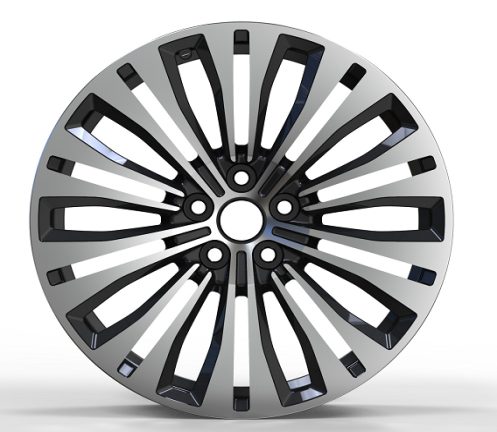 Кованые диски Ju-Tuning HJ0247 чёрный глянец R20 5x120 на AITO, Li Auto, Xiaomi, Zeekr
