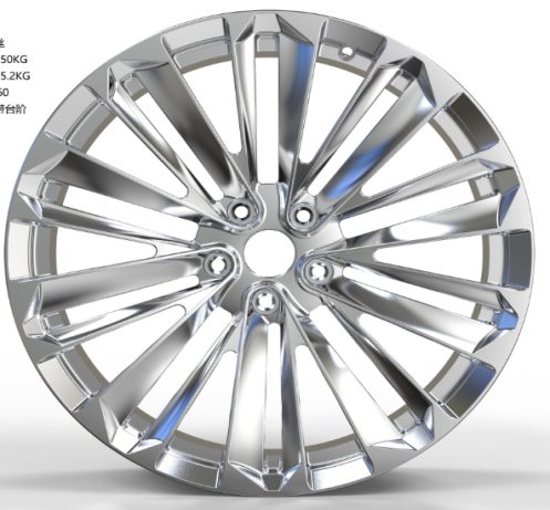 Кованые диски Ju-Tuning HJ0312 чёрный глянец R20–R22 5x120 на AITO, Li Auto, Xiaomi, Zeekr