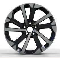 Кованые диски Ju-Tuning HJ0325 чёрный глянец R20–R23 5x108 / 5x120 на Range Rover, Defender — фото 2