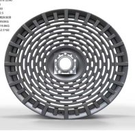 Кованые диски Ju-Tuning HJ0454 матовый графит R21–R22 5x120 на AITO, Li Auto, Xiaomi, Zeekr