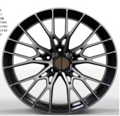 Кованые диски Ju-Tuning HJ0373 чёрный глянец R20 5x120 на AITO, Li Auto, Xiaomi, Zeekr