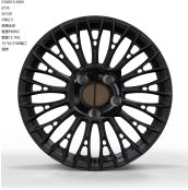Кованые диски Ju-Tuning HJ0529 чёрный мат R21 5x120 на AITO, Li Auto, Xiaomi, Zeekr