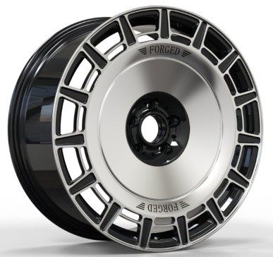 Кованые диски Ju-Tuning HJ0480 чёрный глянец R20–R23 5x120 на Range Rover, Defender — фото 2