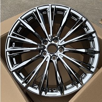 Кованые диски Ju-Tuning HJ0100 зеркальная полировка R18 5x114.3 на Camry, RAV4, Lexus