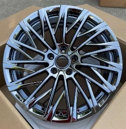 Кованые диски Ju-Tuning HJ0228 чёрный хром R17–R20 5x114.3 / 5x120 на Toyota, Lexus — фото 2
