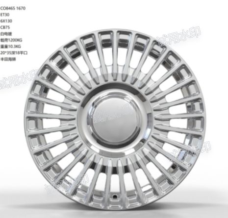 Кованые диски Ju-Tuning CO8465 хром R16 6x130 на Toyota, Lexus