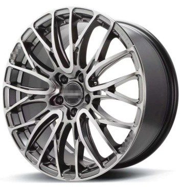 Кованые диски Ju-Tuning HJ0369 чёрный хром R19–R20 5x114.3 на Camry, RAV4, Lexus