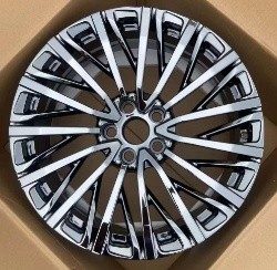 Кованые диски Ju-Tuning HJ0390 чёрный хром R19–R20 5x120 на Toyota, Lexus