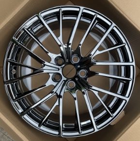 Кованые диски Ju-Tuning HJ0434 чёрный хром R18–R20 5x114.3 / 5x120 на Camry, RAV4, Lexus