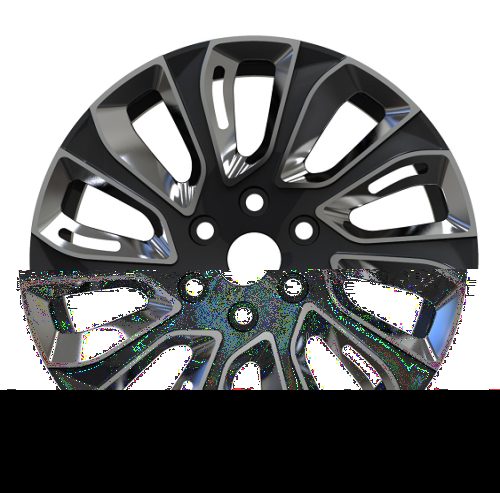 Кованые диски Ju-Tuning HJ0253 чёрный глянец R18 6x130 на Toyota, Lexus