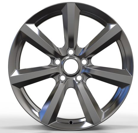 Кованые диски Ju-Tuning HJ0150 чёрный хром R18 5x114.3 на Camry, RAV4, Lexus