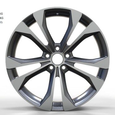 Кованые диски Ju-Tuning HJ0380 чёрный глянец R20 5x114.3 на Camry, RAV4, Lexus