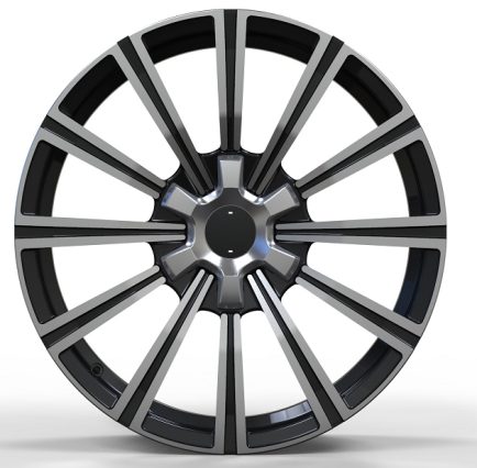 Кованые диски Ju-Tuning HJ0213 чёрный глянец R20 6x139.7 на Prado, Hilux, Tank 300