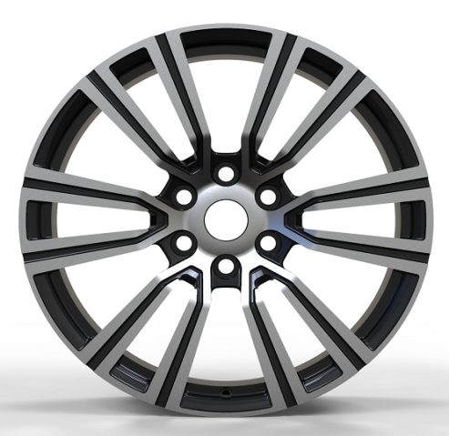 Кованые диски Ju-Tuning HJ0245 чёрный глянец R20–R22 6x139.7 на Prado, Hilux, Tank 300