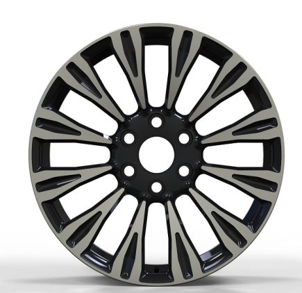 Кованые диски Ju-Tuning HJ0218 чёрный глянец R20 6x139.7 на Prado, Hilux, Tank 300