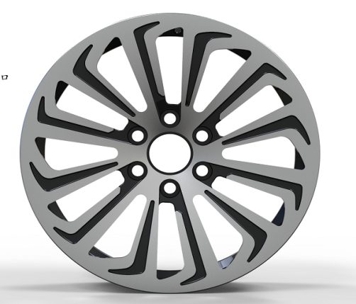 Кованые диски Ju-Tuning HJ0263 чёрный глянец R20–R22 6x139.7 на Prado, Hilux, Tank 300