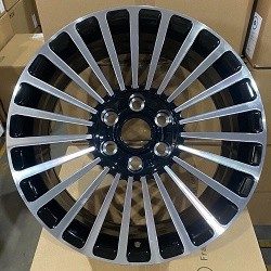 Кованые диски Ju-Tuning HJ0008 чёрный глянец R22 6x139.7 на Prado, Hilux, Tank 300