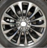 Кованые диски Ju-Tuning HJ0334 чёрный глянец повышенного блеска R22 6x139.7 на Prado, Hilux, Tank 300