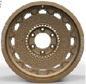 Кованые диски Ju-Tuning HJ0351 чёрный мат фрезерованные акценты R17–R22 6x139.7 на Prado, Hilux, Tank 300