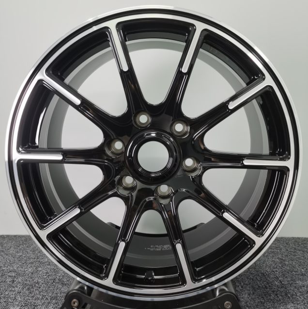 Кованые диски Ju-Tuning CP5005 чёрный глянец R18 6x139.7 на Prado, Hilux, Tank 300