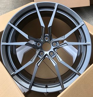 Кованые диски Ju-Tuning FG315 матовый графит R20 5x114.3 на Maserati