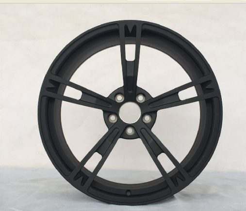 Кованые диски Ju-Tuning 6504 чёрный мат R20 5x114.3 на Maserati