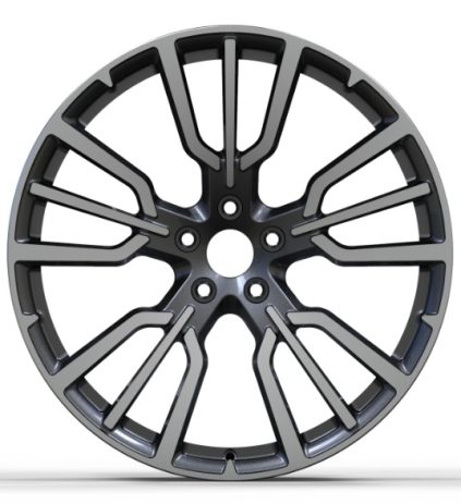 Кованые диски Ju-Tuning HJ0290 графит gunmetal R20 5x110 на Maserati