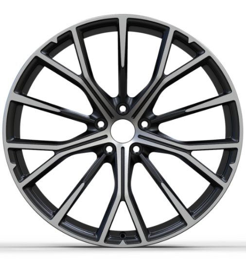 Кованые диски Ju-Tuning HJ0291 чёрный мат R21 5x110 на Maserati