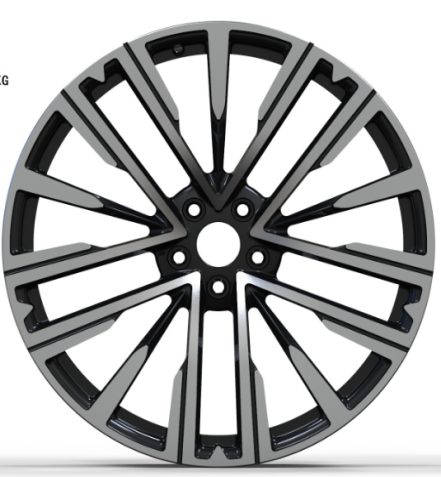 Кованые диски Ju-Tuning HJ0292 чёрный глянец R21 5x110 на Maserati