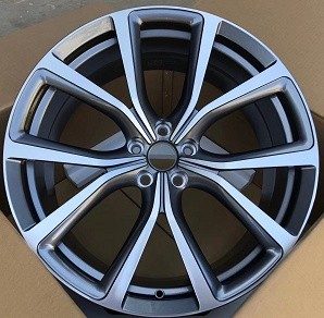Кованые диски Ju-Tuning HJ0177 чёрный глянец R20–R21 5x108 на Jaguar, Volvo, Zeekr