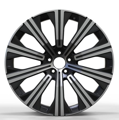 Кованые диски Ju-Tuning HJ0271 чёрный глянец R19–R20 5x108 на Jaguar, Volvo, Zeekr