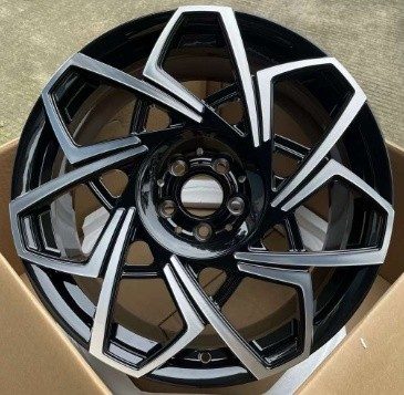 Кованые диски Ju-Tuning HJ0389 чёрный глянец R19–R21 5x108 на Jaguar, Volvo, Zeekr