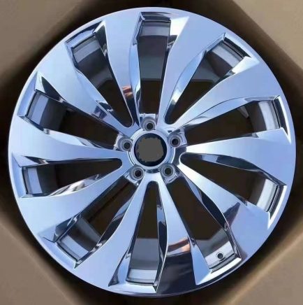 Кованые диски Ju-Tuning HJ0062 зеркальная полировка R20–R22 5x112 / 5x130 на Bentley, Rolls-Royce