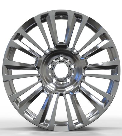 Кованые диски Ju-Tuning HJ0268 зеркальная полировка R20–R21 5x120 на Bentley, Rolls-Royce