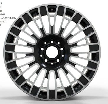 Кованые диски Ju-Tuning HJ0403 чёрный глянец R19–R20 5x114.3 на Tesla 3/Y, BYD, Zeekr