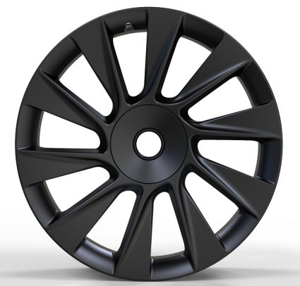 Кованые диски Ju-Tuning HJ0152 чёрный мат R19–R21 5x114.3 на Tesla 3/Y, BYD, Zeekr