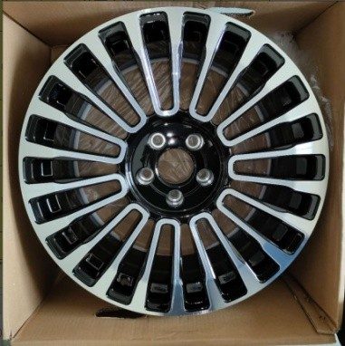 Кованые диски Ju-Tuning 2B377 чёрный глянец R20 5x120 на Tesla S/X, NIO, Hongqi