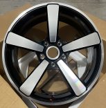 Кованые диски Ju-Tuning RGWX912 чёрный глянец R20–R21 5x130 на Porsche Cayenne, Panamera