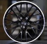 Кованые диски Ju-Tuning RGWX1847 чёрный глянец R19–R21 5x130 на Porsche Cayenne, Panamera