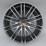 Кованые диски Ju-Tuning RGWX1841 стальной серый R19–R21 5x130 / 5x112 на Porsche Cayenne, Panamera