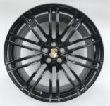 Кованые диски Ju-Tuning RGWX1841 чёрный глянец R20 5x130 на Porsche Cayenne, Panamera