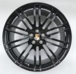 Кованые диски Ju-Tuning RGWC1841 чёрный глянец R20–R21 5x112 / 5x130 на Porsche Cayenne, Panamera — фото 2