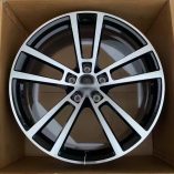 Кованые диски Ju-Tuning RGWX5698 чёрный глянец R21 5x130 на Porsche Cayenne, Panamera